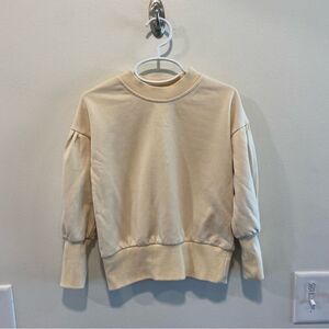 Coco blanc crewneck sweatshirt in cream size 6